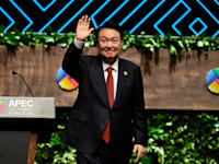 נשיא דרום קוריאה לשעבר, יון סוק יאול / צילום: ap, Fernando Vergara