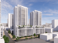 מתחם מילצ'ן ברחובות / הדמיה: ניר חן אדריכלים