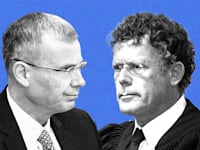 נשיא בית המשפט העליון, השופט יצחק עמית, ושר המשפטים יריב לוין / צילום: יונתן זינגל/פלאש 90, נועם מושקוביץ'/דוברות הכנסת