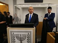 עדות נתניהו בבית המשפט המחוזי בתל אביב / צילום: עמית שאבי, ידיעות אחרונות