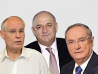 זאב נהרי, יצחק תשובה, ארי קלמן / צילום: יוסי צבקר, גדעון לוי, איל יצהר