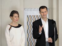 בשאר ואסמא אל אסד / צילום: Reuters, Sana Sana