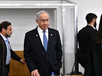 עדות נתניהו בבית המשפט המחוזי בתל אביב / צילום: ראובן קסטרו/פול וואלה