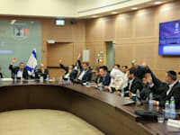 דיון בוועדת הכספים בנושא המס על הרווחים הכלואים, שבוע שעבר / צילום: נועם מושקוביץ'/דוברות הכנסת