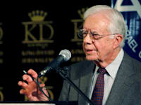 נשיא ארה''ב לשעבר ג'ימי קרטר, בביקור בירושלים 2008 / צילום: Reuters, Ronen Zvulun