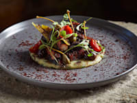 מנת תמנון בשאטו דה רואה / צילום: אפיק גבאי