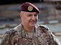 גנרל ג'וזף עון, נשיא לבנון / צילום: Associated Press, Bilal Hussein