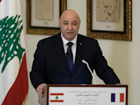 נשיא לבנון, ג'וזף עאון / צילום: ap, Bilal Hussei