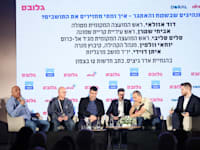 דוד אזולאי, אביחי שטרן, סלים סילבי, יוחאי וולפין, איתן דוידי, בפאנל משותף / צילום: שלומי יוסף