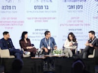 שרית זהבי, ניסן זאבי, בר מנדס מק'קונון, רז מלכה, בפאנל משותף / צילום: שלומי יוסף