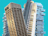 מגדלי אקירוב, מגדל בארי נהרדע, מגדל גן העיר / צילומים: תמר מצפי, איל יצהר