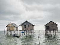 מגורי שבט הבג'או באינדונזיה / צילום: באדיבות ד''ר וונקי אריאנדו