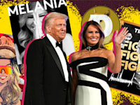 המטבע שהשיק טראמפ, מטבע הדודג', המטבע שהשיקה מלניה והיילי וולש שניצלה הייפ והנפיקה מטבע מם / צילומים: מתוך איקס, AP-Evan Vucci