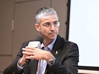 שרון קדמי, מנכ''ל רשות שדות התעופה, בכנס תשתית לעתיד של גלובס / צילום: תמר מצפי