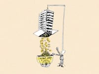 חוק הרווחים הכלואים / איור: גיל ג'יבלי