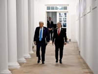 ראש הממשלה בנימין נתניהו ונשיא ארה''ב דונלד טראמפ בבית הלבן / צילום: אבי אוחיון לע''מ