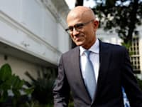 מנכ''ל מיקרוסופט, סאטיה נאדלה / צילום: Reuters, Willy Kurniawan