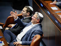 יו''ר עוצמה יהודית והשר לביטחון לאומי איתמר בן גביר במליאת הכנסת / צילום: נועם מושקוביץ/דוברות הכנסת