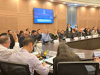 הדיון בוועדת הכלכלה בנושא הקמת שדה תעופה בנבטים, היום / צילום: דוברות הכנסת