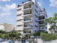 הדירה ברחוב הירקון 25 בשכונת שמבור בחיפה / הדמיה: אווא סטודיו