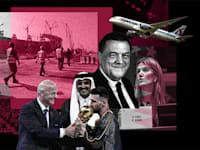 ''השיטה הקטארית''/ עיבוד: טלי בוגדנובסקי, צילומים: AP/European Parliament, Manu Fernandez, Hassan Ammar, Diliff/wikipedia