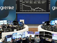 הבורסה בפרנקפורט ביום ו' / צילום: Reuters, Staff