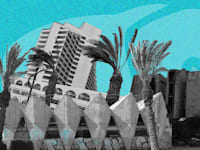 המלון הנטוש צובה, מלון הנסיכה אילת, קולנוע אורות באר שבע/ עיבוד: טלי בוגדנובסקי, צילומים: איל יצהר, מיכאל יעקובסון, ויקימדיה