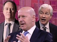 דויד סולומון (גולדמן זאקס), גיימי דיימון (גיי.פי מורגן), טד פיק (מורגן סטנלי) / צילומים: רויטרס/Evelyn Hockstein/AP Mark Lennihan, AP/JEENAH MOON