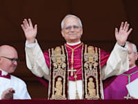 האפיפיור החדש, ליאו ה-14, היום / צילום: ap, Alessandra Tarantino