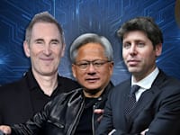 סם אלטמן, ג'נסן הואנג, אנדי ג'סי / צילום: Chiang Ying-ying, AP, Aurelien Morissard