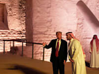 דונלד טראמפ ומוחמד בן סלמאן / צילום: ap, Alex Brandon