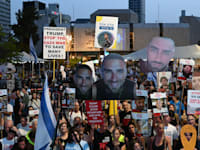 מפגינים למען שחרור החטופים בתל אביב, ארכיון / צילום: פאולינה פטימר