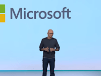 מנכ''ל מיקרוסופט, סאטיה נאדלה, בכנס ''בילד'' שנערך בשבוע שעבר / צילום: צילום מסך