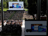 אירוע WWDC25 של אפל, הערב / צילום: ap, Jeff Chiu