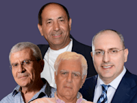 מימין:  מוטי בן משה, ג'ורג' חורש, רמי לוי, אלי יונס / צילום: כפיר זיו, ניב קנטור, איל יצהר, תמר מצפי