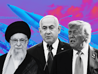 דונלד טראמפ, בנימין נתניהו, עלי חמינאי / עיבוד: ap, Mark Schiefelbein