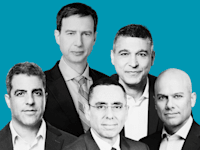 ידין ענתבי, אבי לוי, משה לארי, אלי כהן, חנן פרידמן / צילום: יונתן בלום, ישראל הדרי, אייל טואג, באדיבות מזרחי-טפחות, אורן דאי