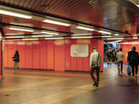 תחנת הרכבת התחתית זימנסדאם בברלין. יכולה לשמש גם כמקלט / צילום: Shutterstock