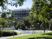 מכון ויצמן ברחובות אחרי פגיעת הטיל האיראני בקיץ האחרון / צילום: כפיר זיו