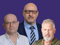 גלעד אלשטשולר, יוסי לוי, יאיר לפידות / צילום: סם יצחקוב, יח''צ, איל יצהר