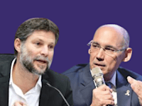 פרופ' אמיר ירון, נגיד בנק ישראל ובצלאל סמוטריץ', שר האוצר / צילום: יוסי כהן, נועם מושקוביץ' - דוברות הכנסת