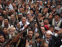 הפגנת חות'ים בצנעא, יולי האחרון / צילום: ap, Osamah Abdulrahman