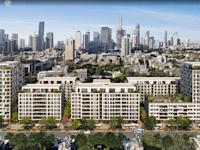 הדמיית פרויקט ההתחדשות העירונית בלה גוארדיה שבתל אביב / הדמיה: אתר אנשי העיר