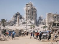 ''בשביל נרמול יחסים המלחמה צריכה להסתיים''. עזה / צילום: ap, Yousef Al Zanoun