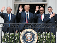 טקס החתימה על הסכמי אברהם בוושינגטון / צילום: ap, Alex Brandon