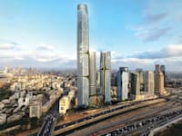 פרויקט ורטיקל סיטי ברמת גן / הדמיה: DBLK - ברעלי לויצקי כסיף דה לה פונטן אדריכלים; 3dvision