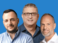 תומר גרינשפון  - דיסקונט, דרור פלדמן - מזרחי טפחות, מתן סמיש - לאומי / צילום: רמי זרנגר, אילן בשור, יונתן בלום