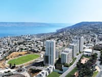 פרויקט של אאורה בטבריה. ''המכפילים שם גבוהים מאוד, סביב 9, אבל הצפיפות במצב החדש תהיה בגבול הסביר'' / צילום: מתוך אתר החברה