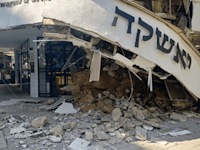קריסת הבניין מעל מסעדת ''יאשקה'' / צילום: נעמה שמגר
