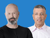 יו''ר אורן מזרח אורן כהן וערן אורן, מנכ״ל סוכנות Wobi / צילום: נעם מורנו, ענבל מרמרי